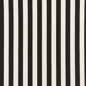 Andy Stripe Black 71320 by Schumacher Fabric