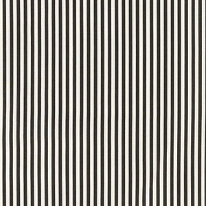 Brigitte Stripe Black 71340 by Schumacher Fabric
