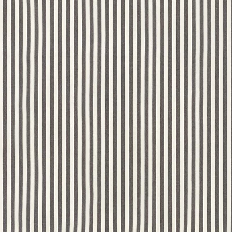 Brigitte Stripe Charcoal 71341 by Schumacher Fabric Essentials: Classic Stripes - Fabric Carolina -