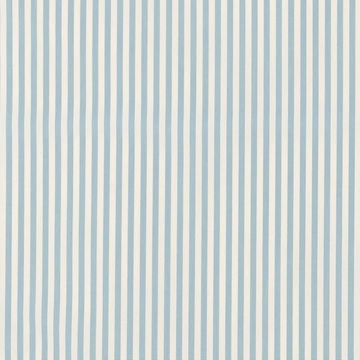 Brigitte Stripe Sky 71345 by Schumacher Designer Fabric Essentials: Classic Stripes - Swanky Fabrics -