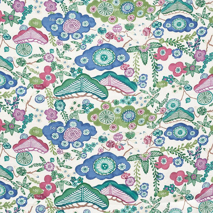 Yume Emerald 177011 by Schumacher Fabric Mingei 27.0" - Fabric Carolina -