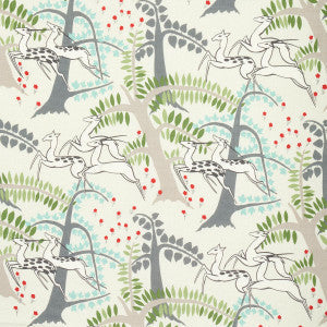 Antelopes Ivory 177571 by Schumacher Fabric