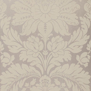 Anvers Damask Nickel 66562 by Schumacher Fabric