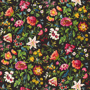 Avondale Floral Night Garden 175221 by Schumacher Fabric