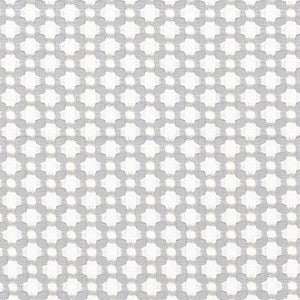 Betwixt Zinc/Blanc 65684 by Schumacher Fabric