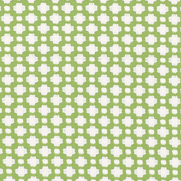Betwixt Leaf/Blanc 65688 by Schumacher Fabric Essentials: Small-Scale Upholstery 1.62" - Fabric Carolina -