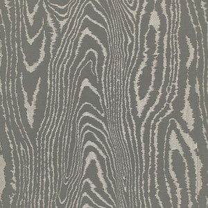 Faux Bois Moir Weave Charcoal 68831 by Schumacher Fabric