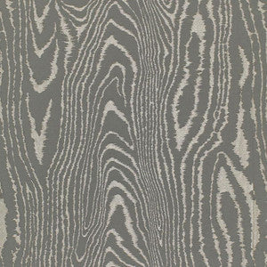 Faux Bois Moir Weave Charcoal 68831 by Schumacher Fabric