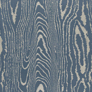 Faux Bois Moir Weave Midnight 68832 by Schumacher Fabric