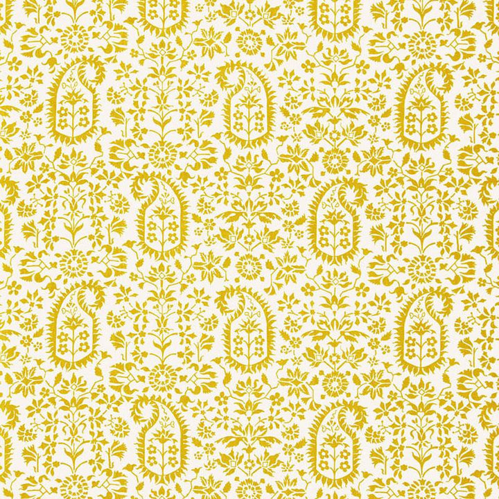 Kalika Paisley Print Citron 174863 by Schumacher Fabric Chroma 18.0" - Fabric Carolina -
