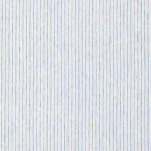 Mackay Linen Stripe Sheer Sky 65993 by Schumacher Fabric