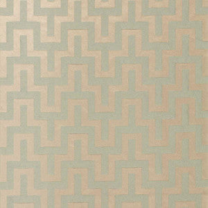 Maubray Weave Aqua 66551 by Schumacher Fabric