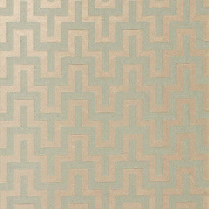 Maubray Weave Aqua 66551 by Schumacher Fabric