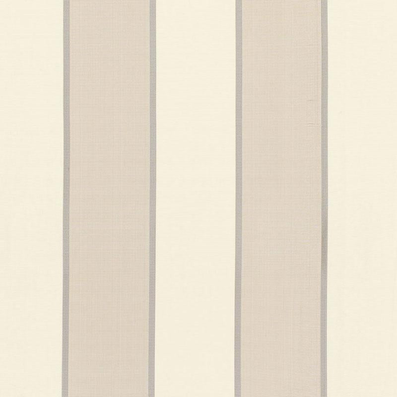 Montebello Stripe Platinum 64784 by Schumacher Fabric Chroma 9.12" - Fabric Carolina -