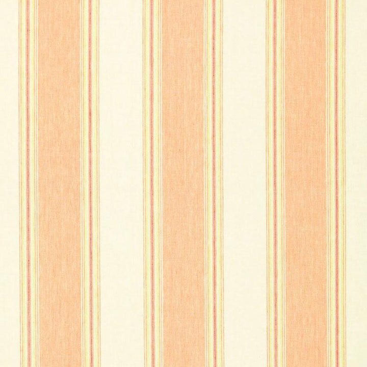Savannah Linen Stripe Blossom 66081 by Schumacher Fabric Sea Island Stripe 7.62" - Fabric Carolina -