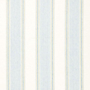 Savannah Linen Stripe Chambray 66082 by Schumacher Fabric