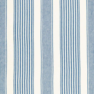 Summerville Linen Stripe Ocean 66090 by Schumacher Fabric