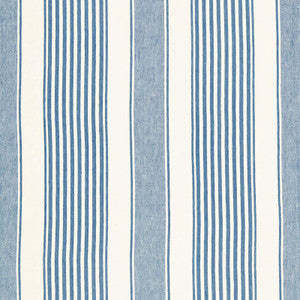 Summerville Linen Stripe Ocean 66090 by Schumacher Fabric