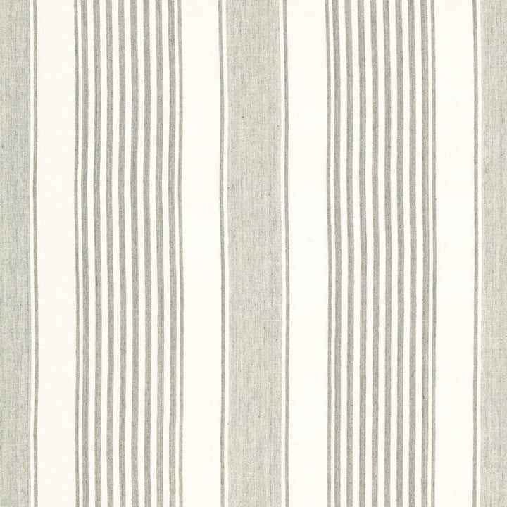 Summerville Linen Stripe Gull 66092 by Schumacher Fabric Sea Island Stripe 13.5" - Fabric Carolina -