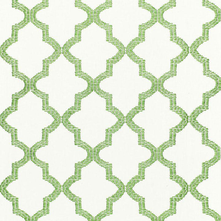 Tangier Embroidery Grass 68341 by Schumacher Fabric Chroma 3.5" - Fabric Carolina -