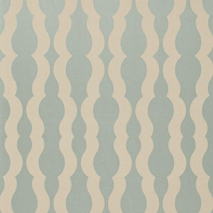 Villeroux Weave Azure 66572 by Schumacher Fabric Courtrai 6.88" - Fabric Carolina -