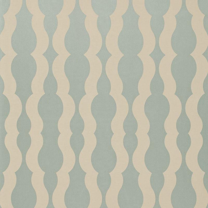 Villeroux Weave Azure 66572 by Schumacher Designer Fabric Courtrai 6.88" - Swanky Fabrics -