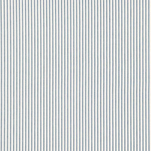 Wellfleet Ticking Stripe Ocean 66021 by Schumacher Fabric