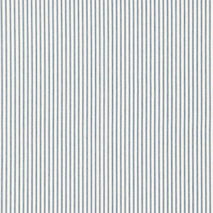 Wellfleet Ticking Stripe Ocean 66021 by Schumacher Fabric