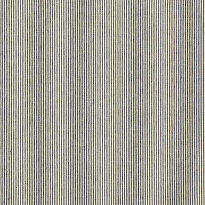 Wesley Ticking Stripe Ebony 65981 by Schumacher Fabric