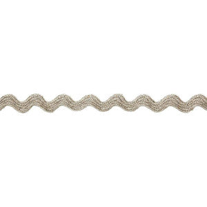 Chantal Linen Rickrack Greige 65461 by Schumacher Trim