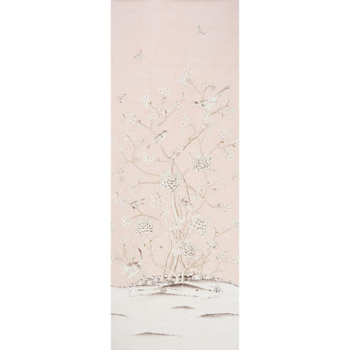 Chinois Palais Panel Blush Conch 5007121 by Schumacher Designer Wallpaper Mary Mcdonald 51.75" - Swanky Fabrics -