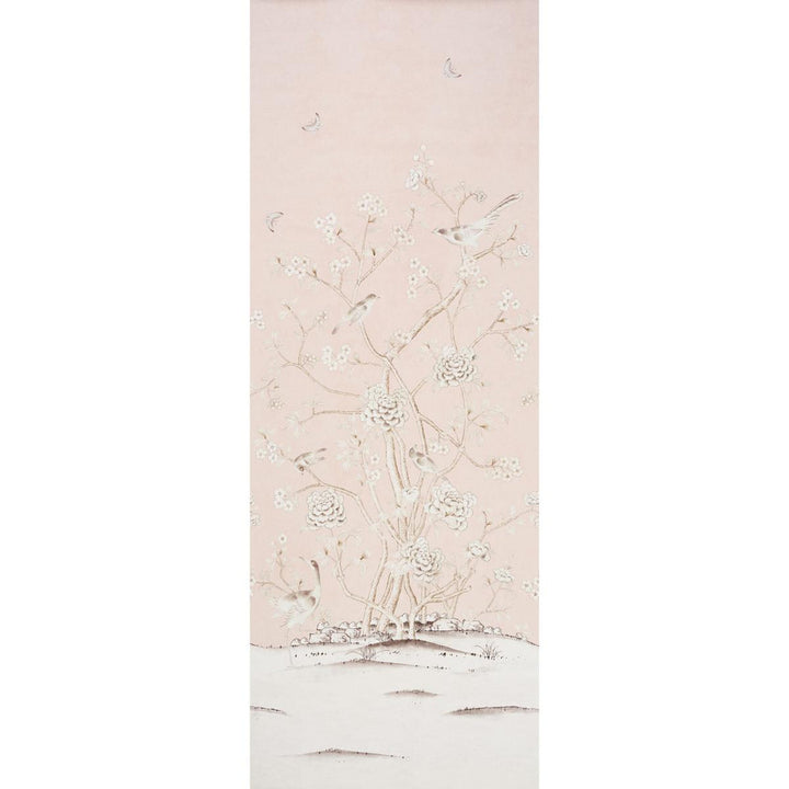 Chinois Palais Panel Blush Conch 5007121 by Schumacher Wallpaper Mary Mcdonald 51.75" - Fabric Carolina -