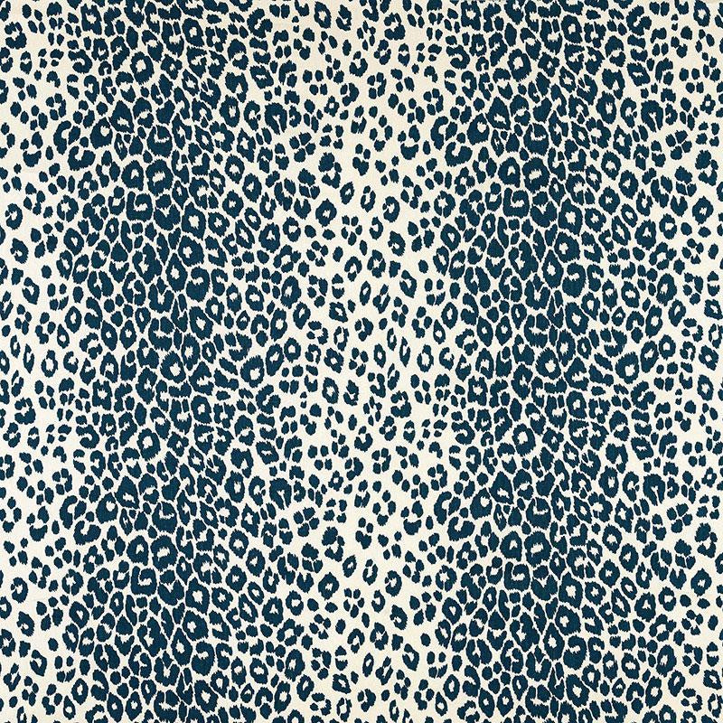 Iconic Leopard Ink 175720 by Schumacher Fabric Animal Prints & Wovens 26.5" - Fabric Carolina -