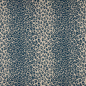 Iconic Leopard Ink/Natural 175724 by Schumacher Fabric