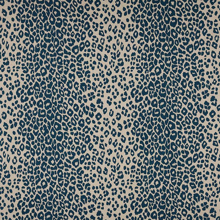 Iconic Leopard Ink/Natural 175724 by Schumacher Fabric Schumacher Classics 26.5" - Fabric Carolina -