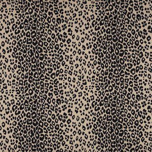 Iconic Leopard Ebony/Natural 175725 by Schumacher Fabric