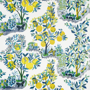 Citrus Garden Pool 175761 by Schumacher Fabric