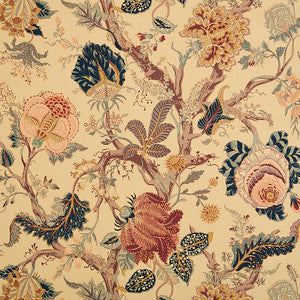 Indian Arbre Tea 175780 by Schumacher Fabric