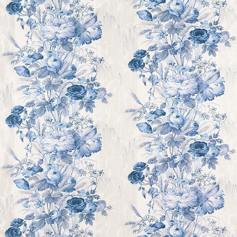 Boughton House Porcelain 175790 by Schumacher Fabric 125Th Anniversary 27.0" - Fabric Carolina -