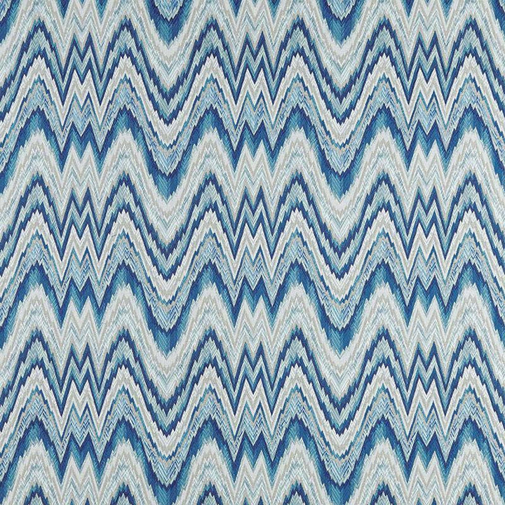 Valkyrie Flame Stitch Delft 68940 by Schumacher Fabric 125Th Anniversary 13.5" - Fabric Carolina -