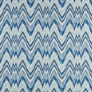 Valkyrie Flame Stitch Delft 68940 by Schumacher Fabric