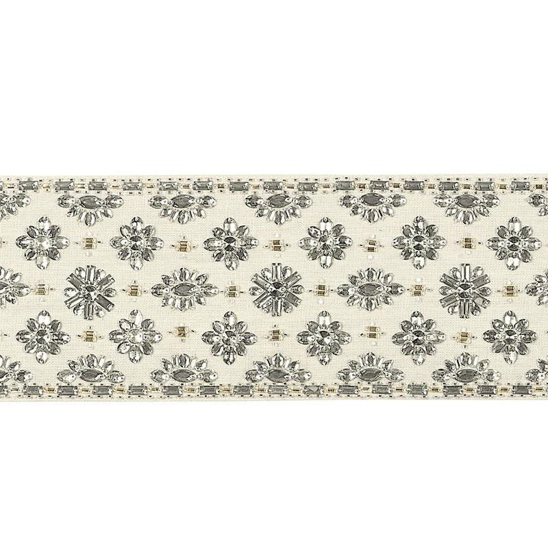 Simpson Tape Diamond 68970 by Schumacher Trim 125Th Anniversary 4.0" - Fabric Carolina -