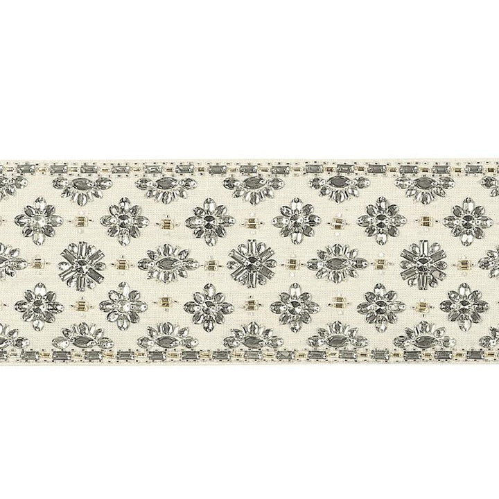 Simpson Tape Diamond 68970 by Schumacher Trim 125Th Anniversary 4.0" - Fabric Carolina -