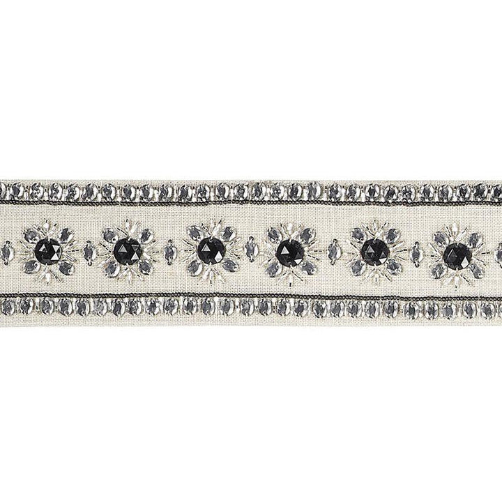 Maria Tape Jet 69000 by Schumacher Designer Trim 125Th Anniversary 1.5" - Swanky Fabrics -