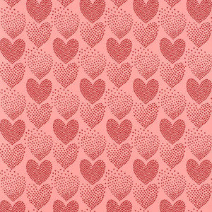 Heart Of Hearts Red & Pink 5008361 by Schumacher Wallpaper