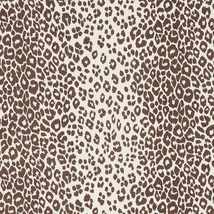 Iconic Leopard Brown 176450 by Schumacher Fabric Schumacher Classics 26.5" - Fabric Carolina -