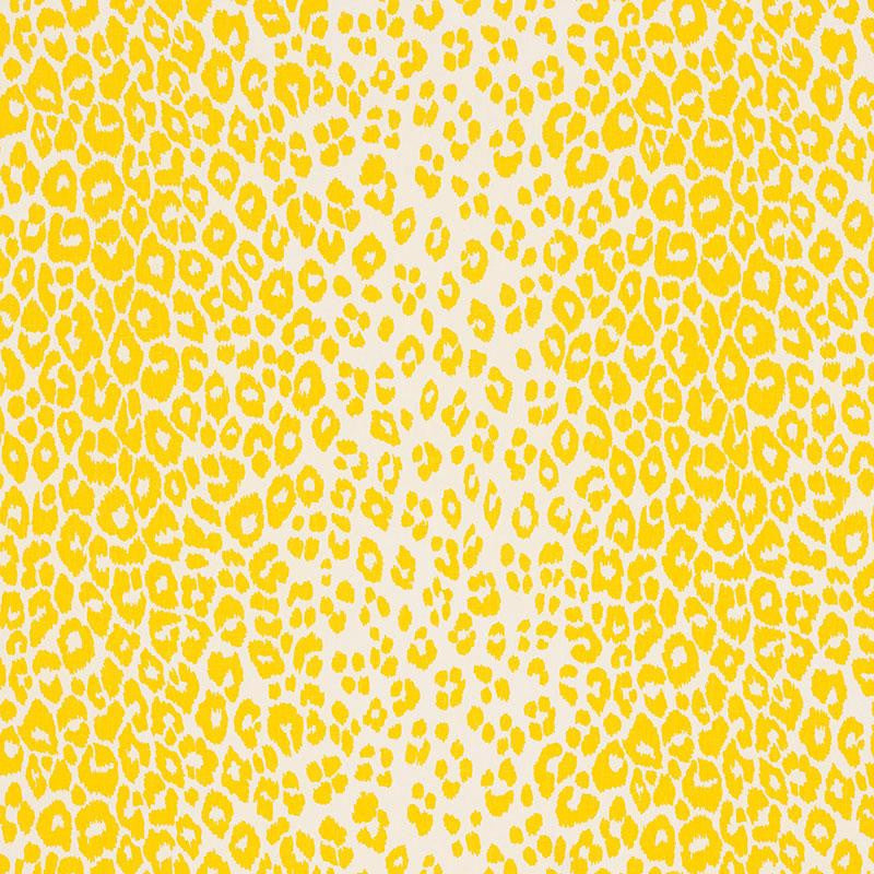 Iconic Leopard Yellow 176451 by Schumacher Fabric Schumacher Classics 26.5" - Fabric Carolina -