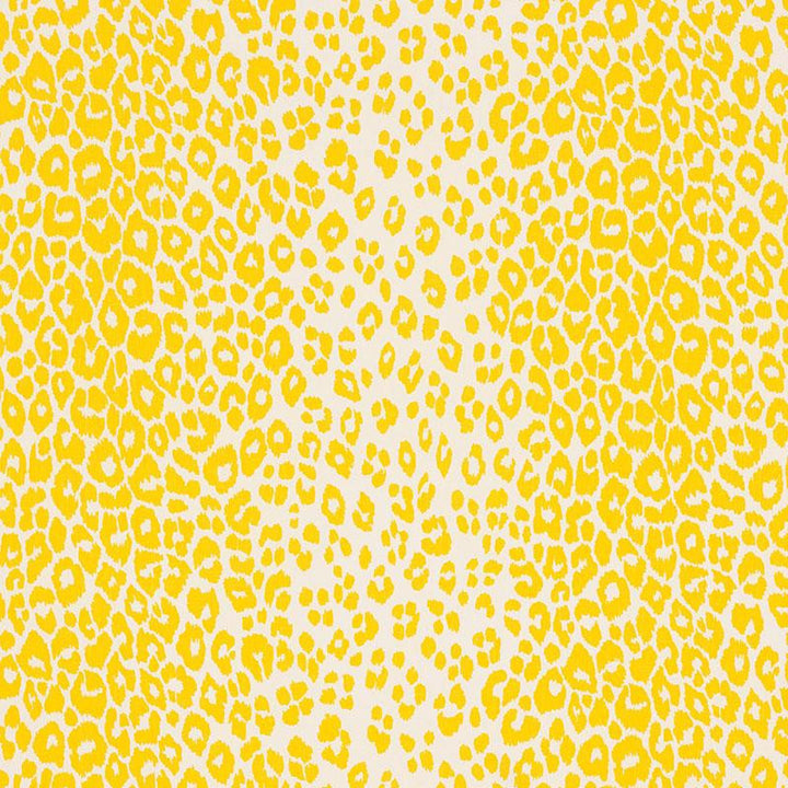Iconic Leopard Yellow 176451 by Schumacher Fabric Schumacher Classics 26.5" - Fabric Carolina -