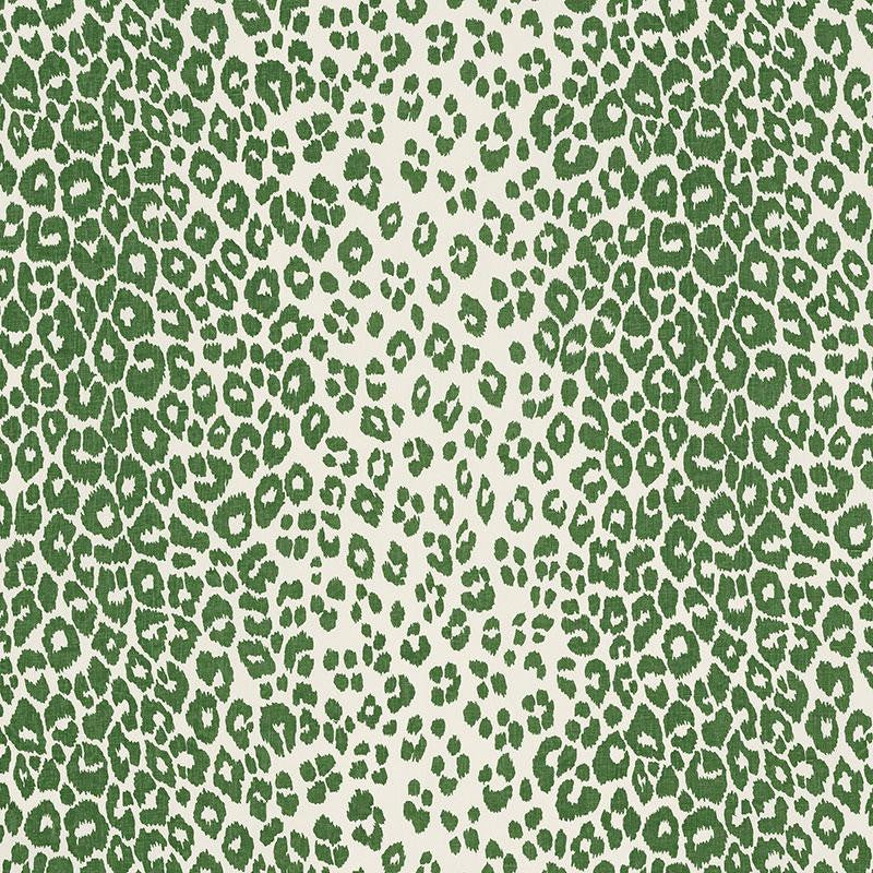 Iconic Leopard Green 176452 by Schumacher Fabric Schumacher Classics 26.5" - Fabric Carolina -