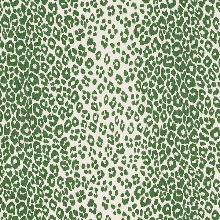 Iconic Leopard Green 176452 by Schumacher Fabric Schumacher Classics 26.5" - Fabric Carolina -